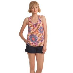Trina Turk Fleurine Top sz XS